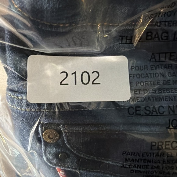 Levis Womens 515 Boot Cut Blue Jeans 31 X 30 (FITS 32 X 29) Western Riding Denim - Picture 13 of 13